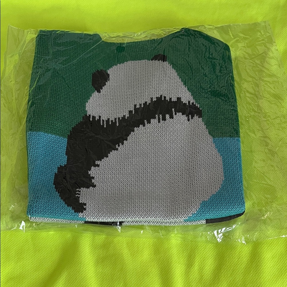 Panda Knit Tote Bag New Christmas Gift
